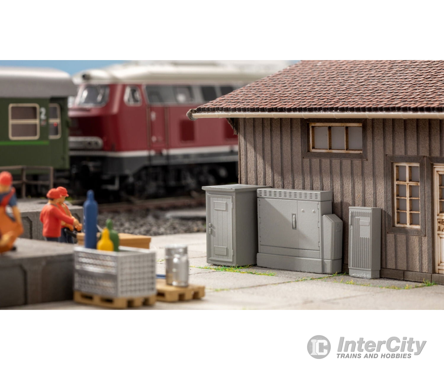 Noch 13751 HO Power & Distribution Box Scenery Details