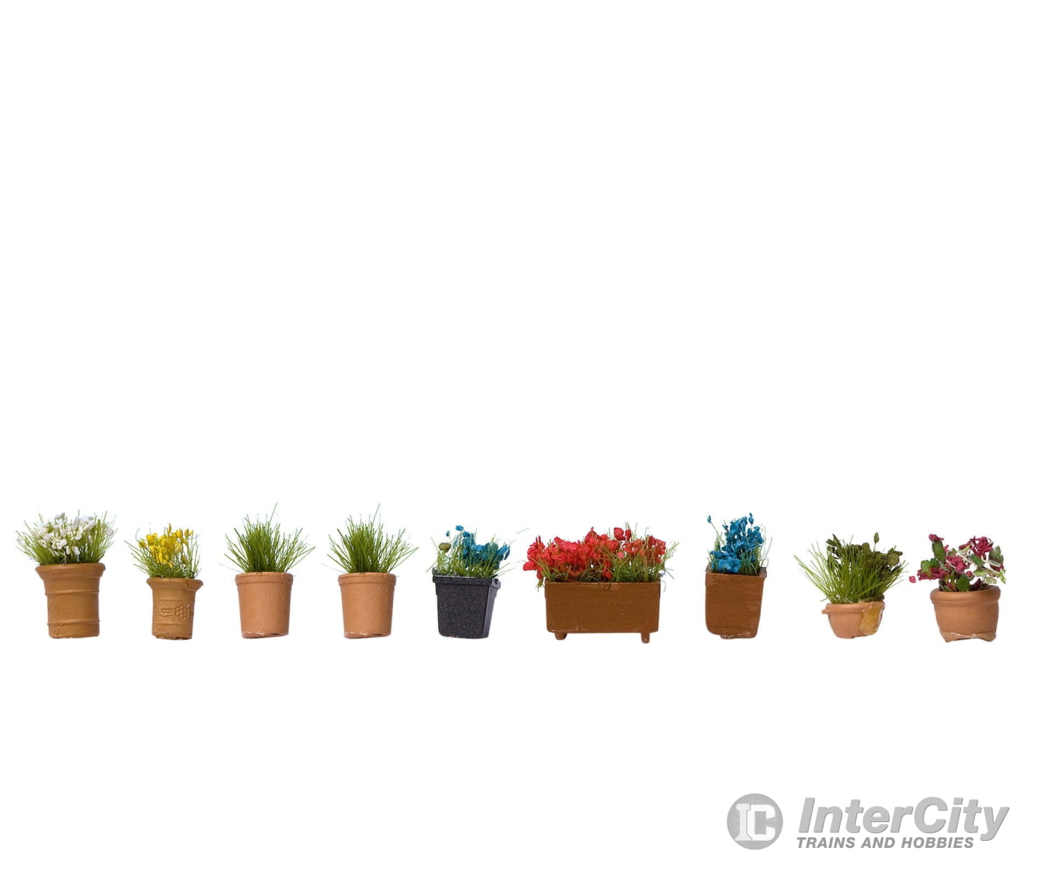 Noch 14031 HO Flowers in Small Flowerpots Trees & Vegetation