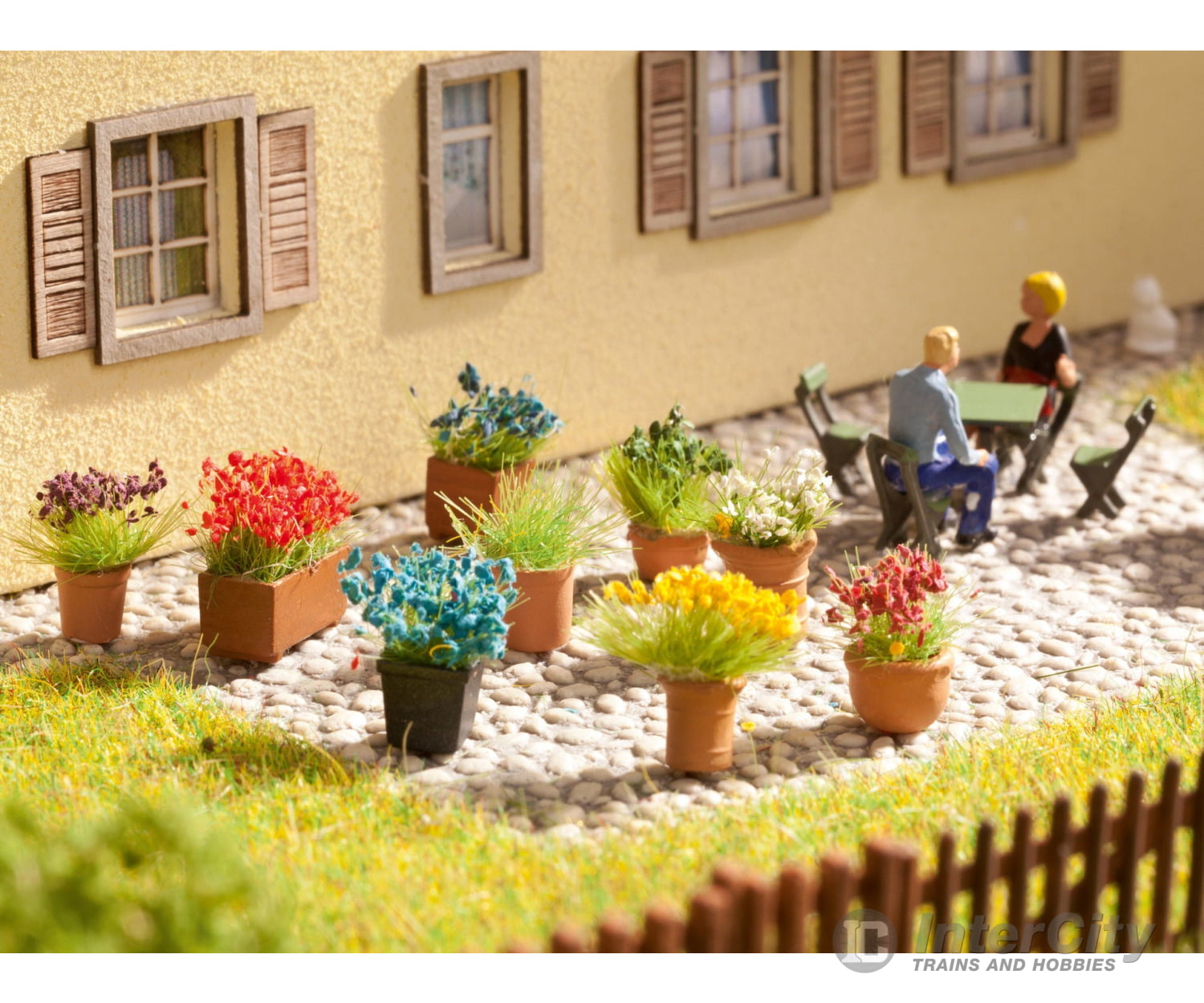 Noch 14031 HO Flowers in Small Flowerpots Trees & Vegetation