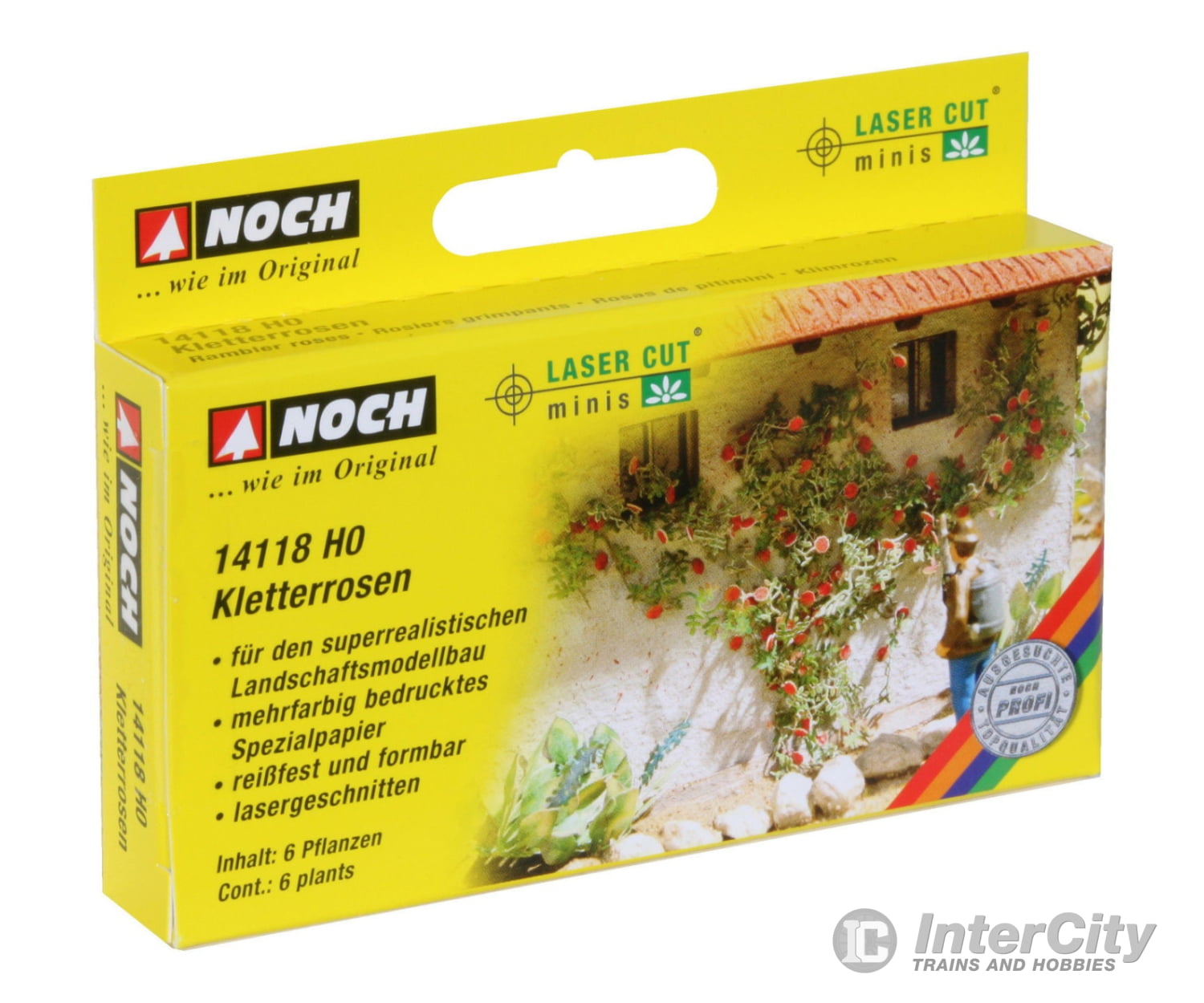 Noch 14118 HO Rambler Roses Trees & Vegetation