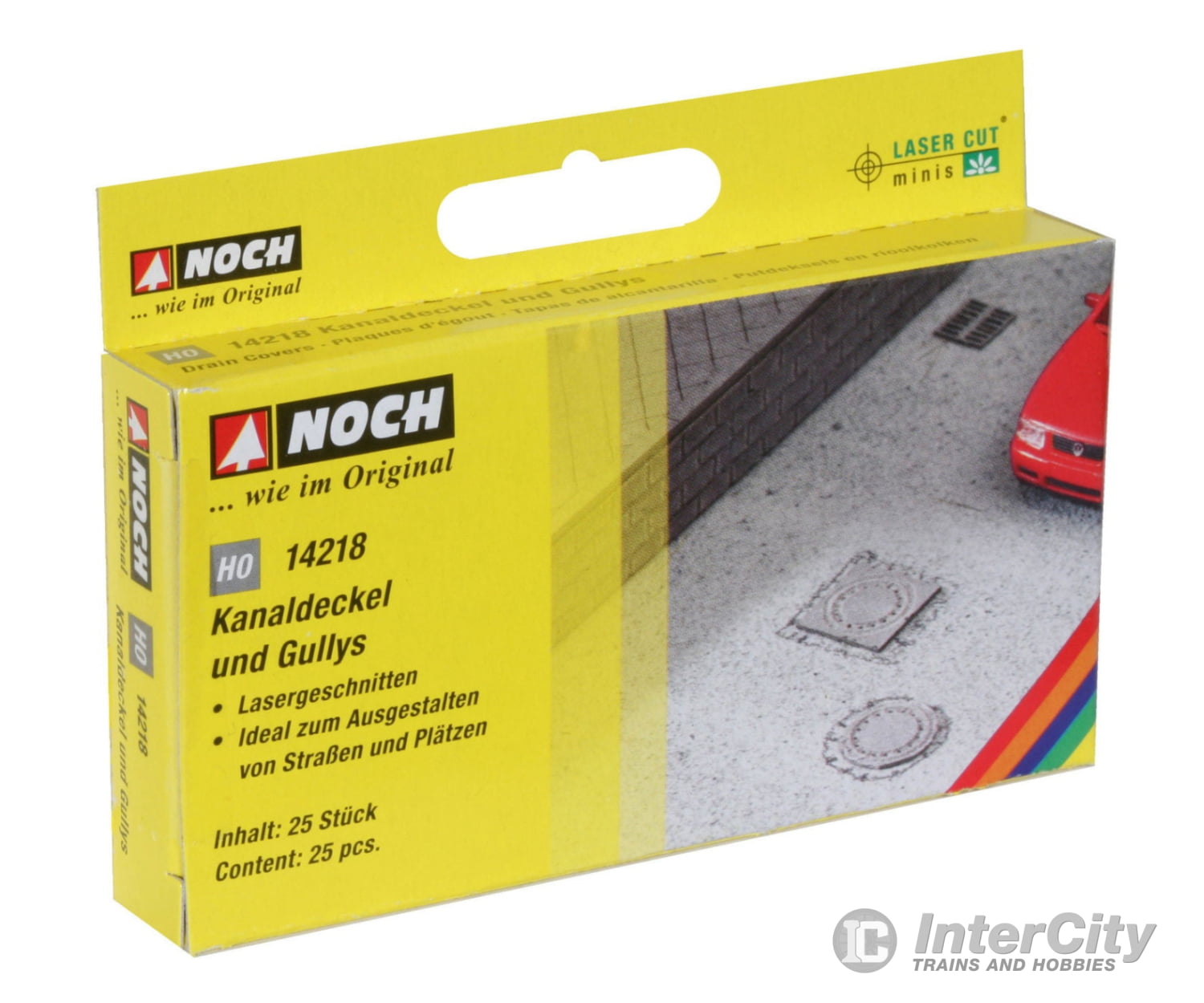 Noch 14218 HO Drain Covers and Gully Scenery Details