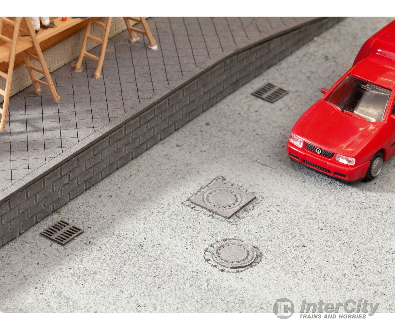 Noch 14218 HO Drain Covers and Gully Scenery Details