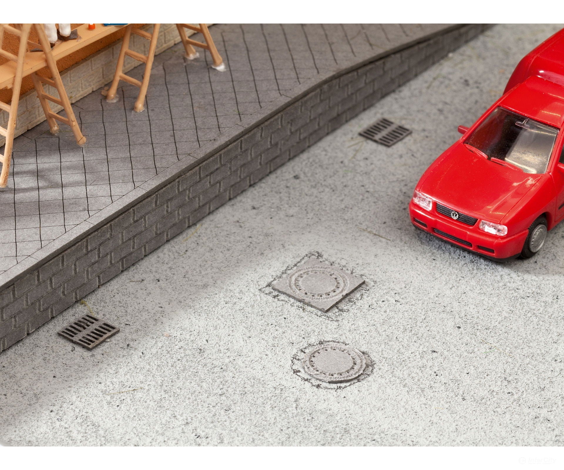 Noch 14218 HO Drain Covers and Gully Scenery Details