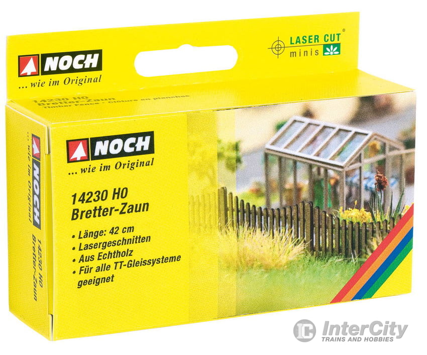 Noch 14230 HO Timber Fence Scenery Details