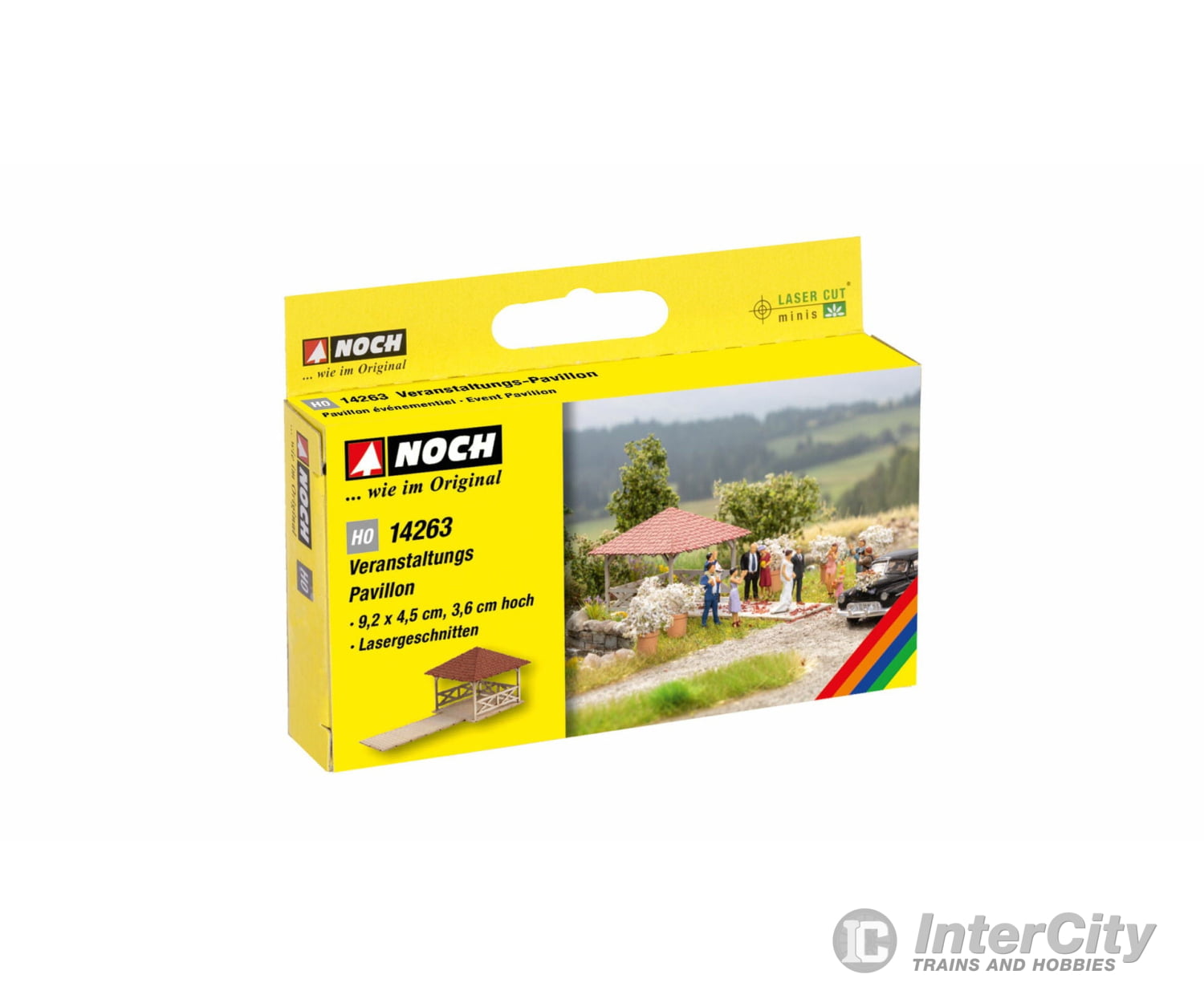 Noch 14263 HO Event Pavilion Scenery Details
