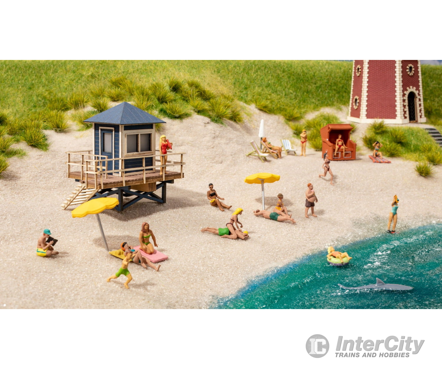 Noch 14265 HO Lifeguard Tower with shark fin Scenery Details