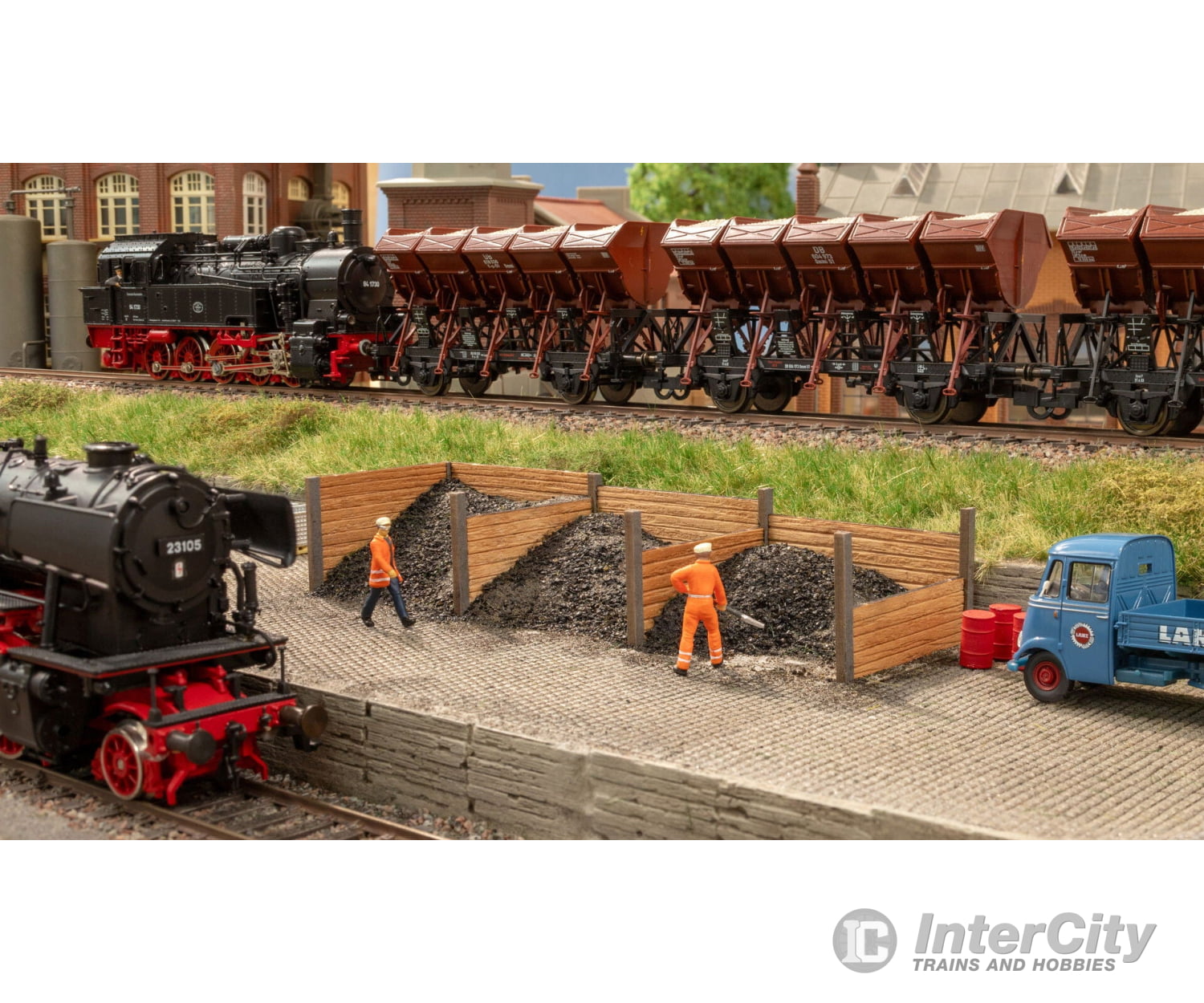 Noch 14315 HO Coal Bunker Scenery Details