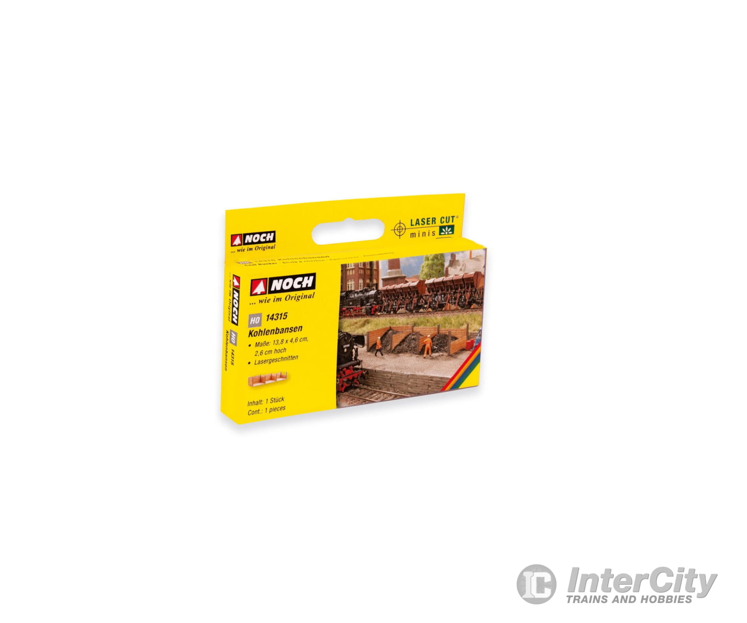 Noch 14315 HO Coal Bunker Scenery Details
