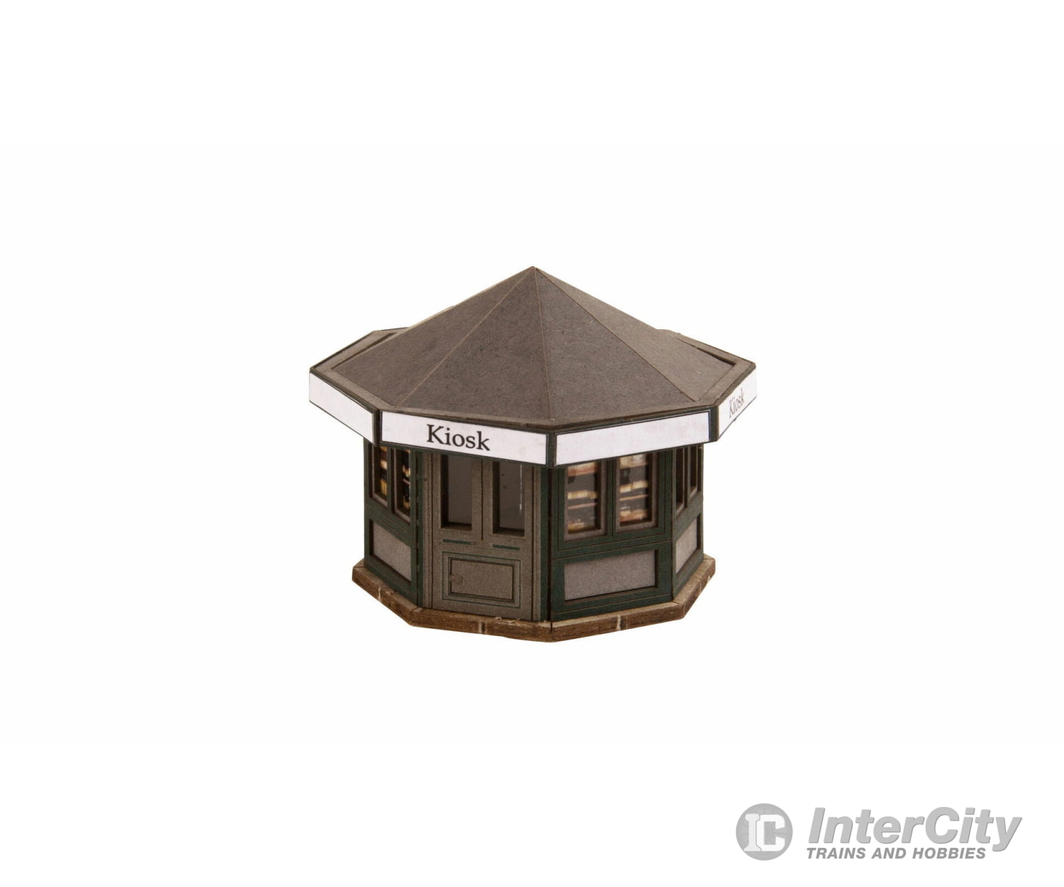 Noch 14320 HO Kiosk Scenery Details