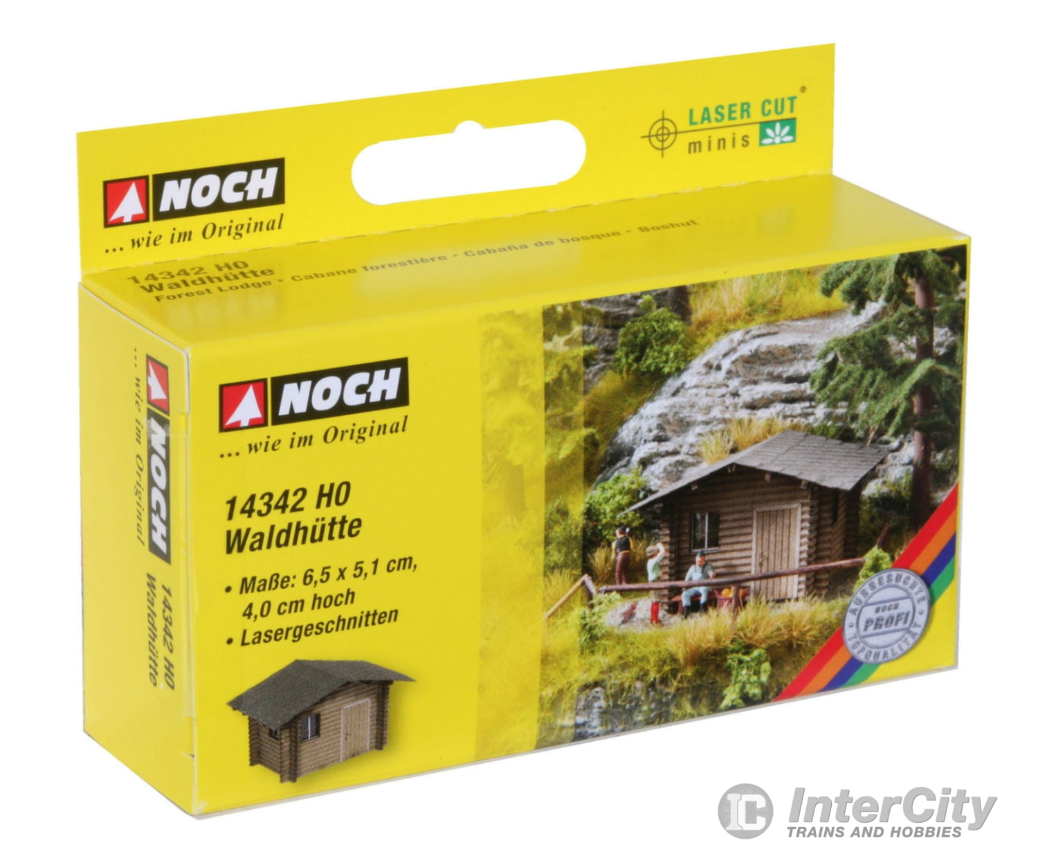 Noch 14342 HO Forest Hut Scenery Details