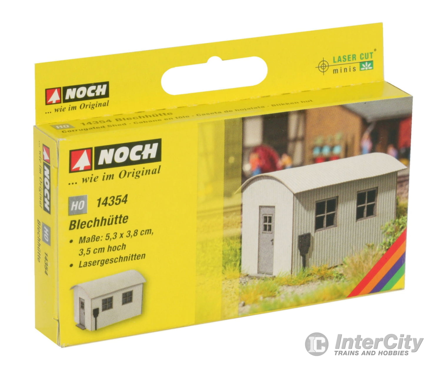 Noch 14354 HO Corrugated Iron Shed Scenery Details