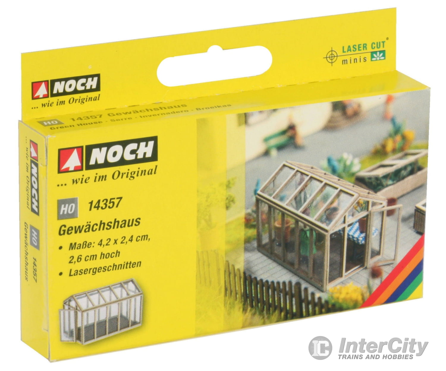 Noch 14357 HO Green house Scenery Details