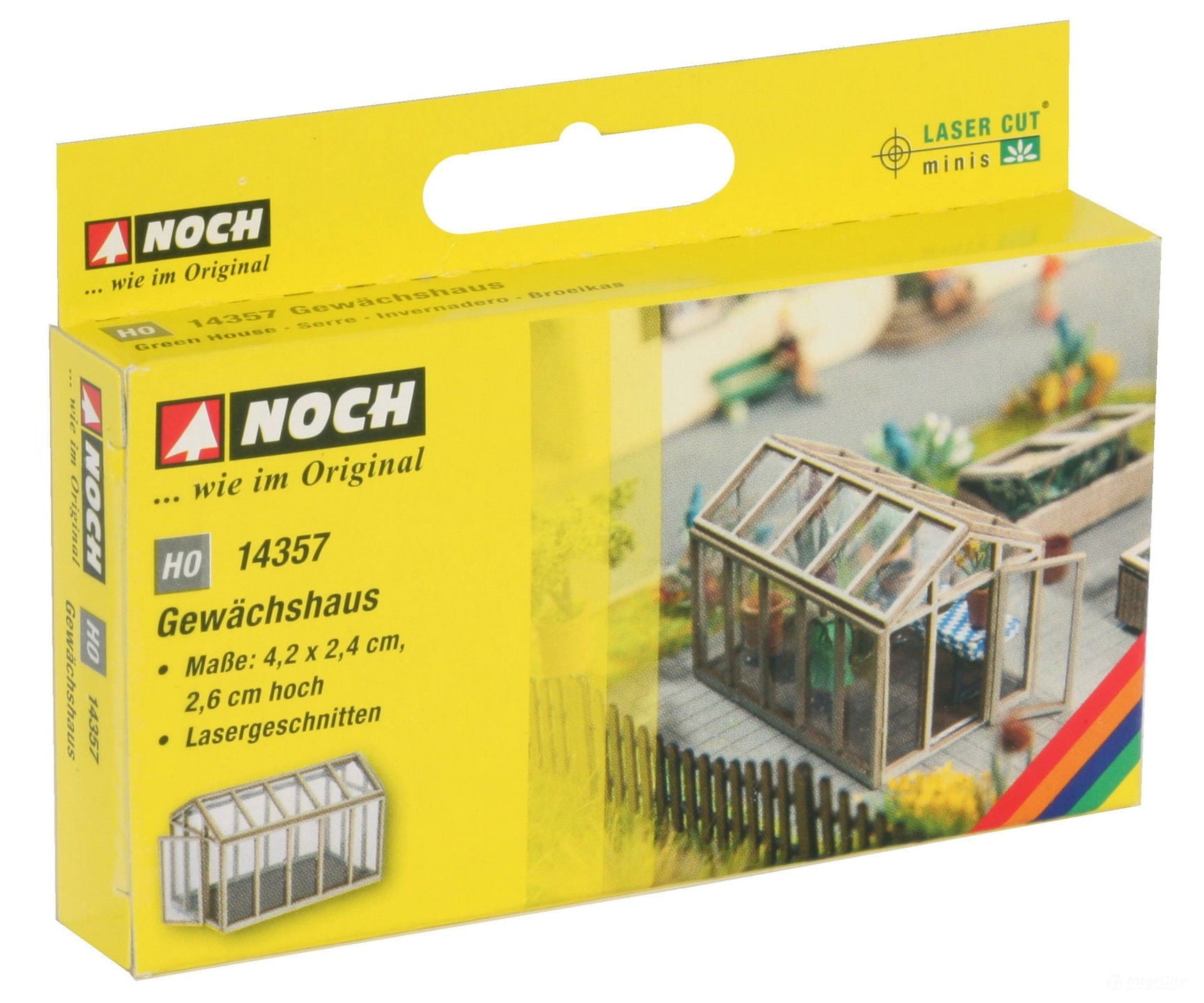 Noch 14357 HO Green house Scenery Details