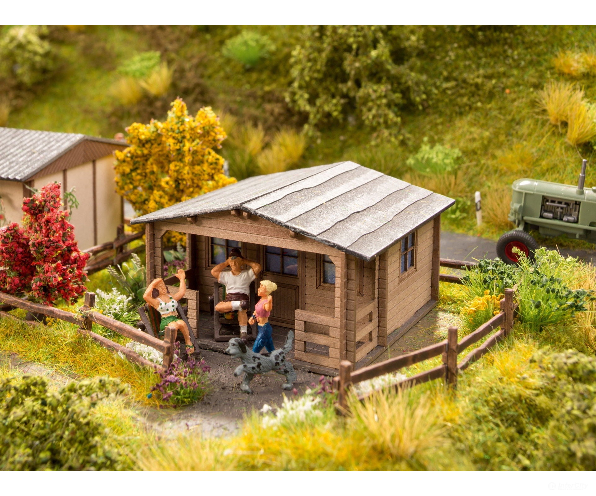 Noch 14361 HO Garden Plot Shed Scenery Details