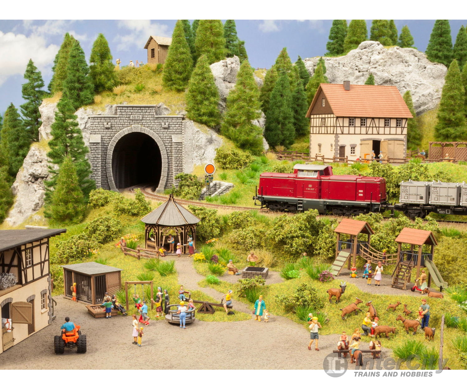 Noch 14368 HO Playground Equipment Scenery Details
