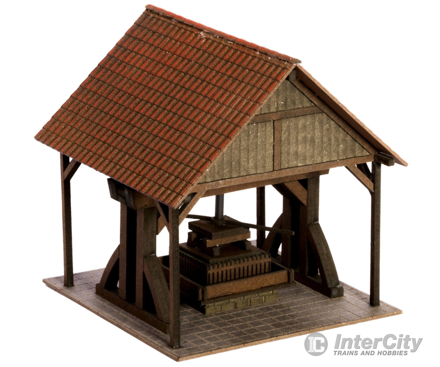 Noch 14370 HO Winepress Scenery Details