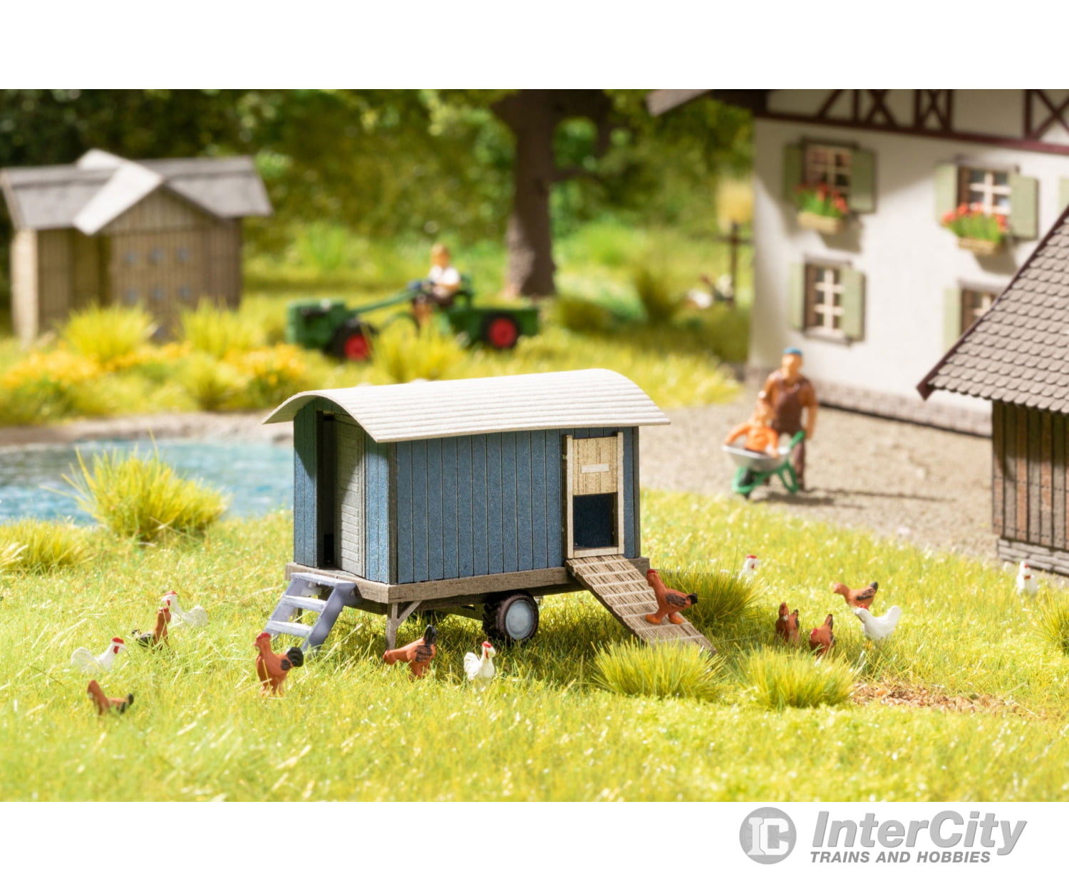 Noch 14377 HO Henmobile Scenery Details