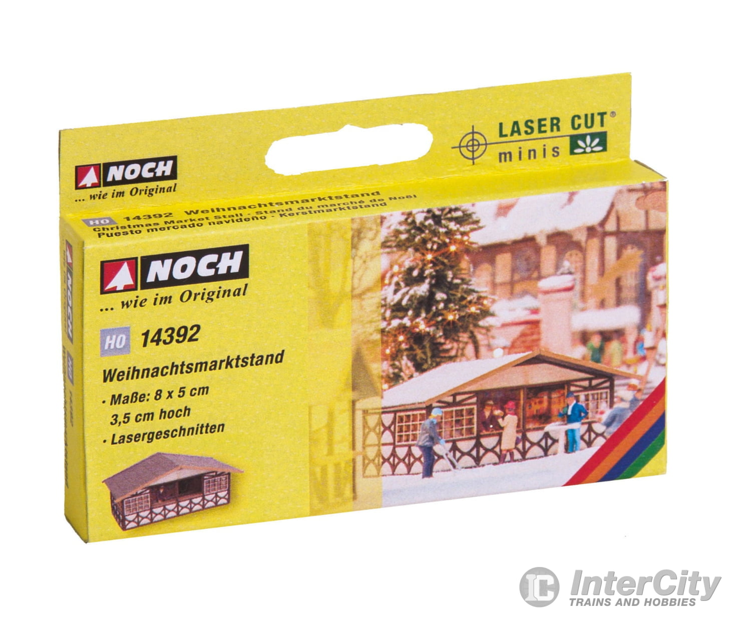 Noch 14392 HO Christmas Market Stall Scenery Details