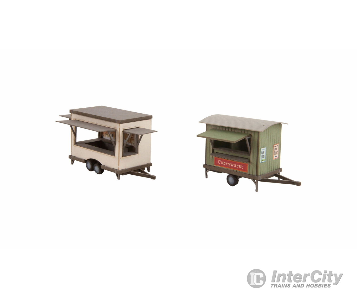 Noch 14396 HO Mobile Food Stalls Scenery Details