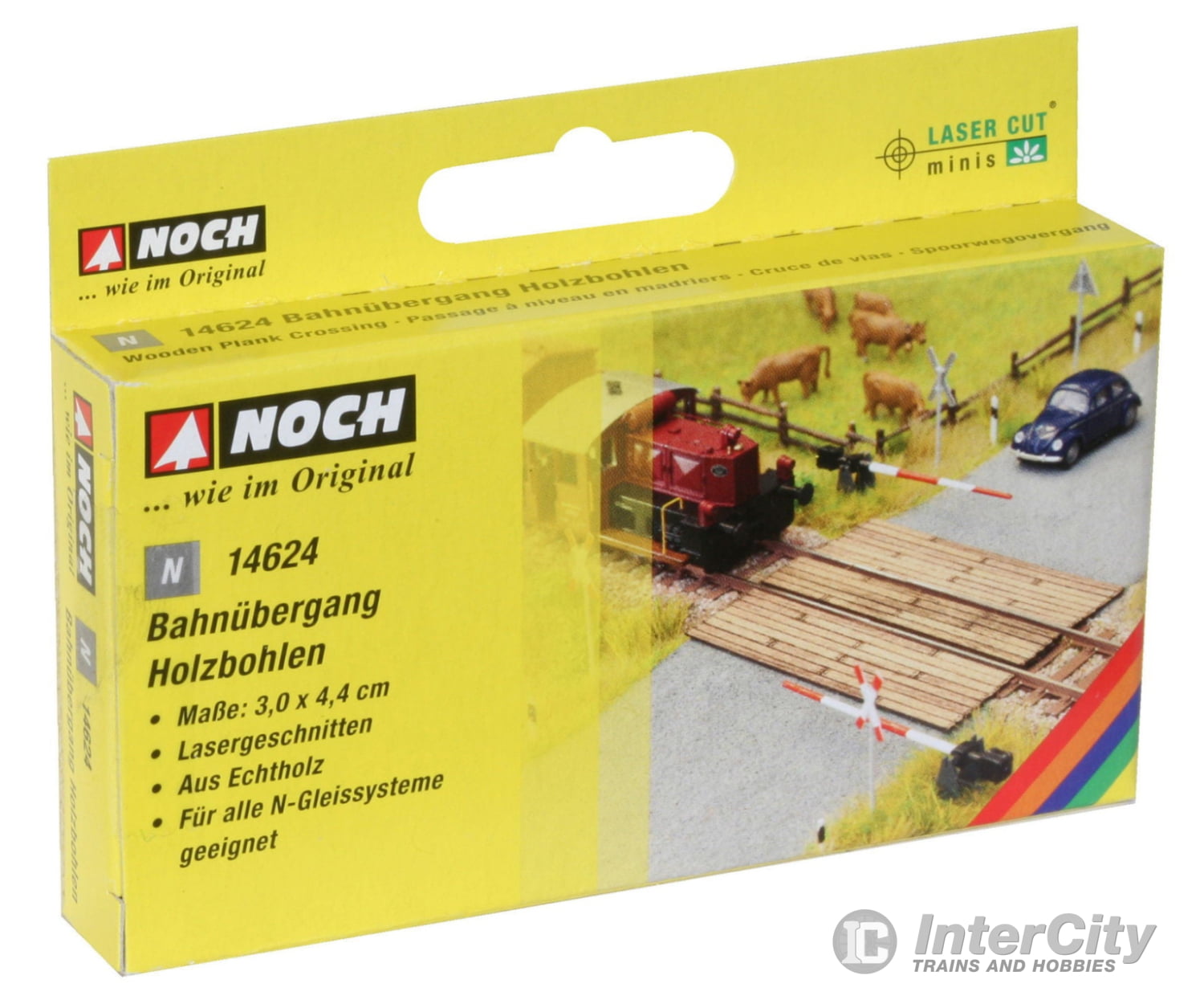 Noch 14624 N Level Crossing Wooden Planks Scenery Details