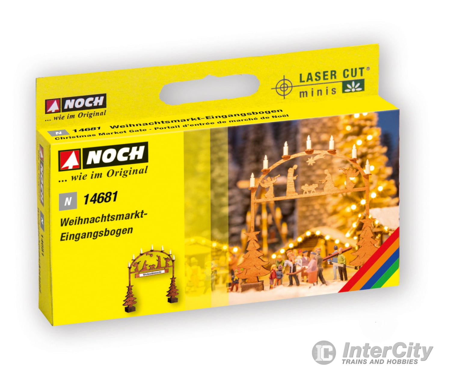 Noch 14681 N Christmas Market Entry Arch Scenery Details