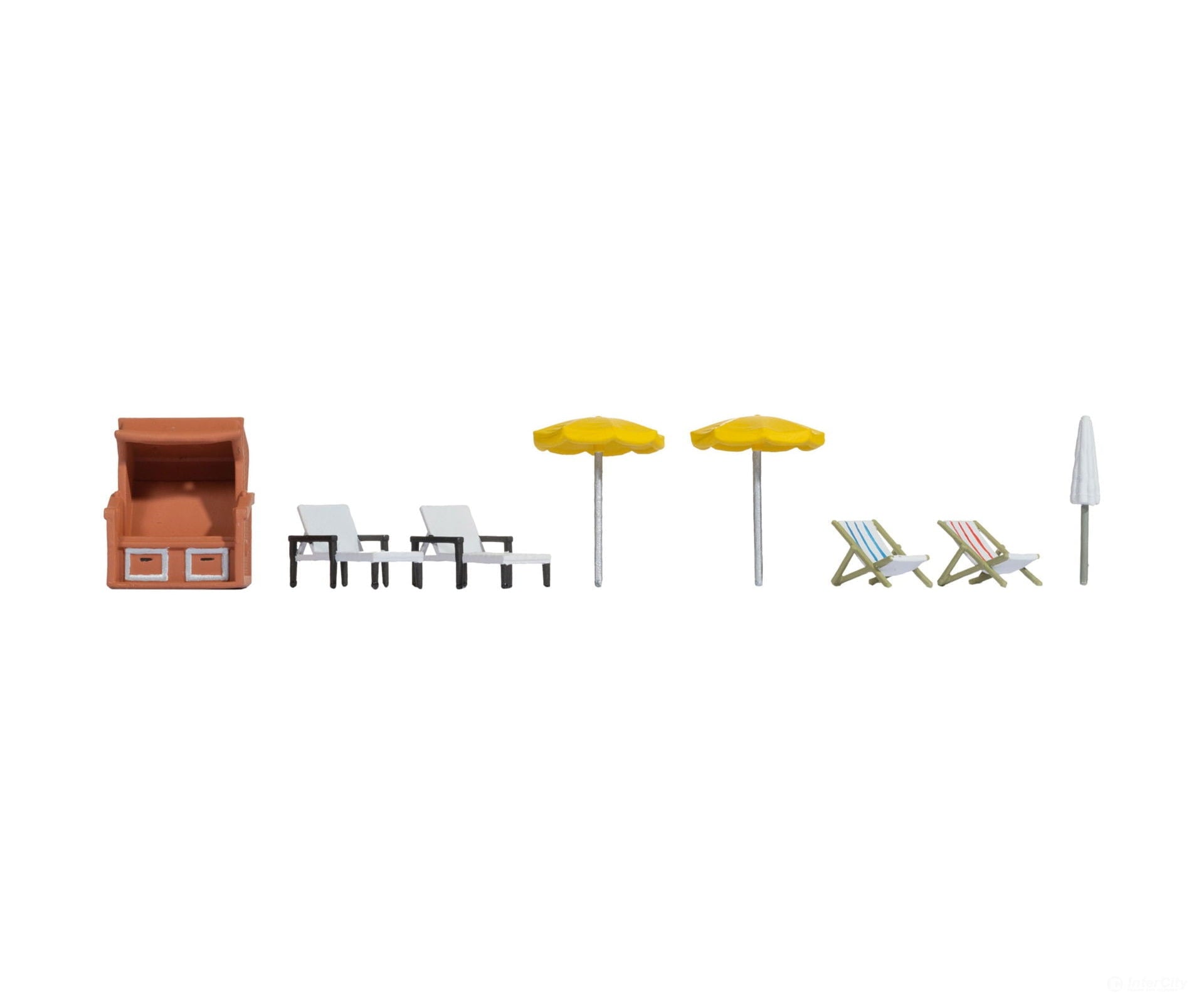Noch 14844 HO Beach Accessories Scenery Details