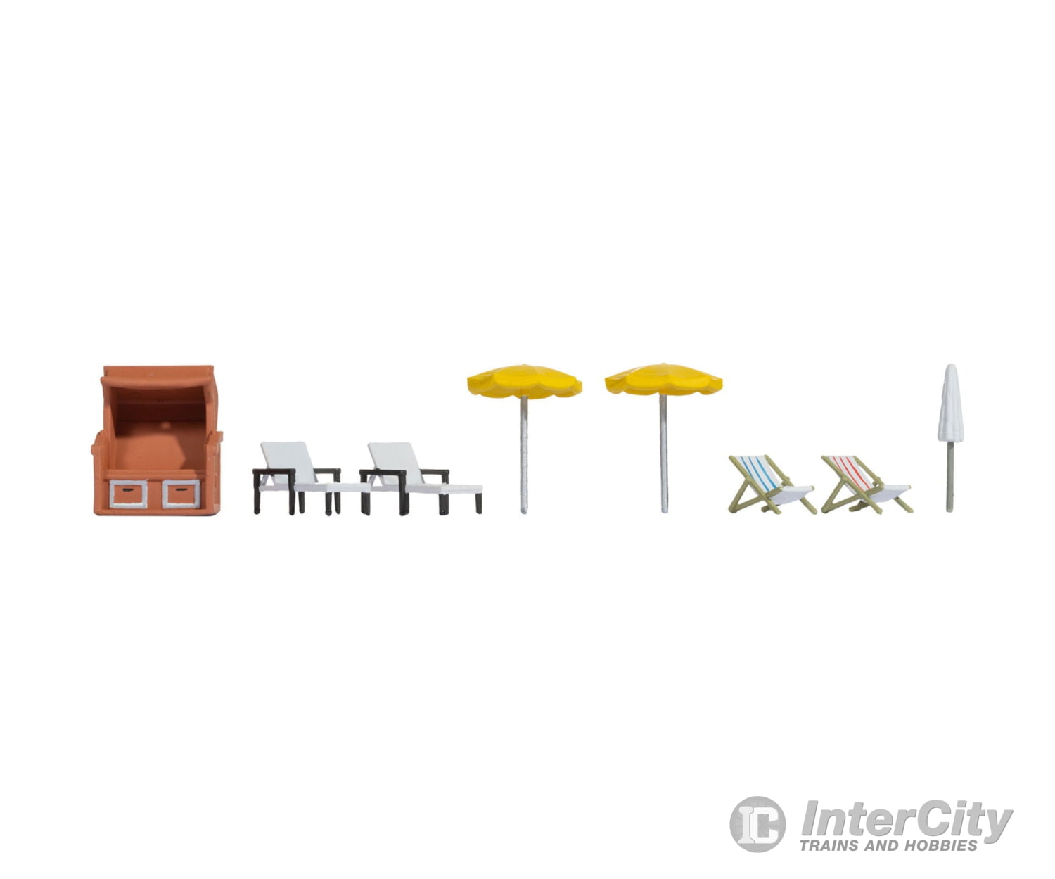 Noch 14844 HO Beach Accessories Scenery Details