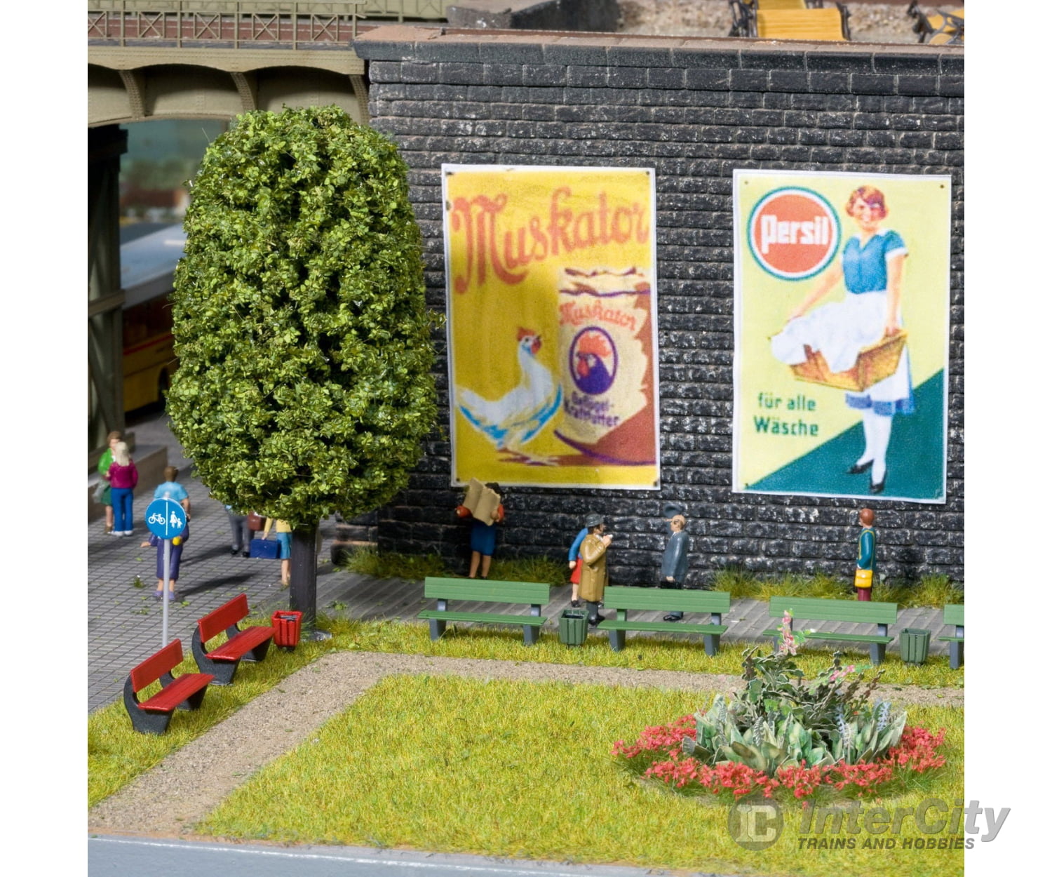 Noch 14848 HO Bänke Scenery Details