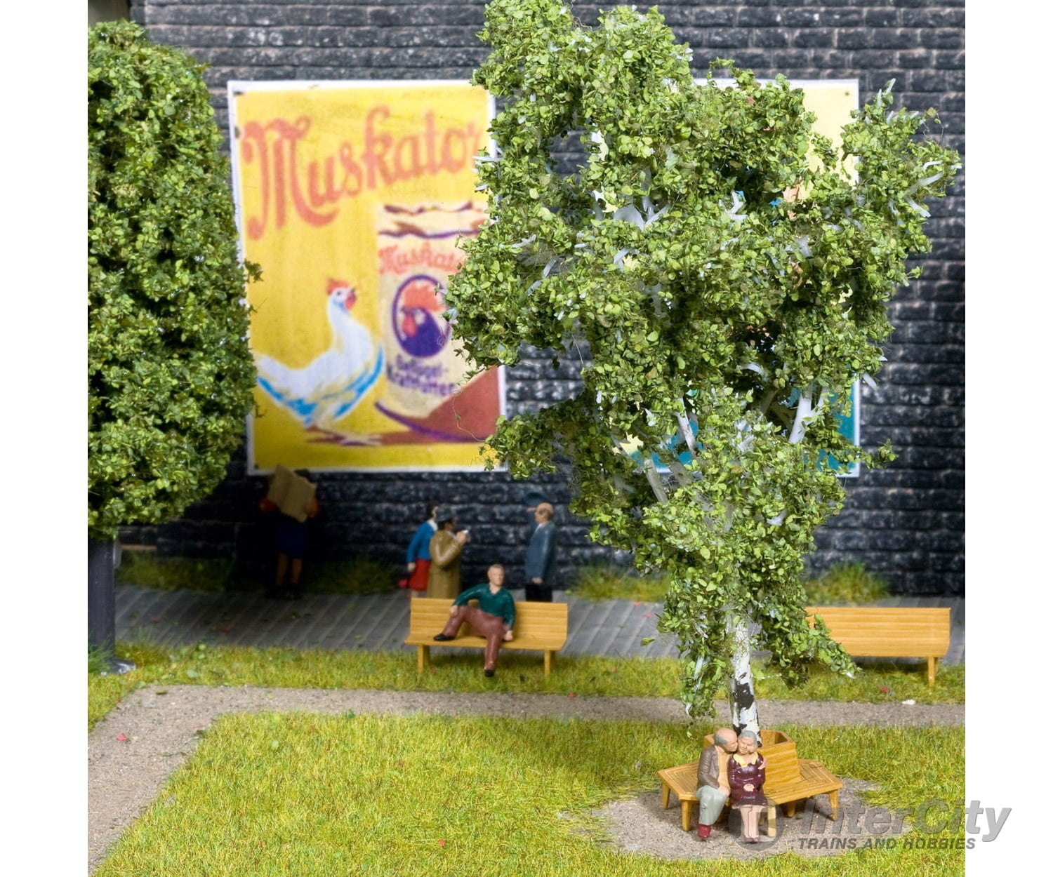 Noch 14851 HO Benches Scenery Details