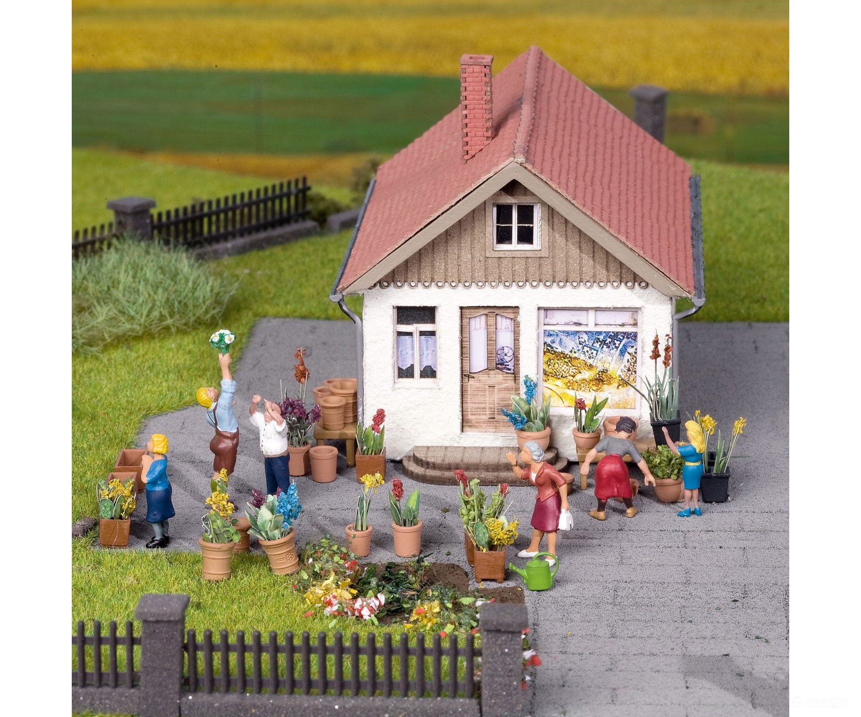 Noch 14885 HO Flowerpots Scenery Details
