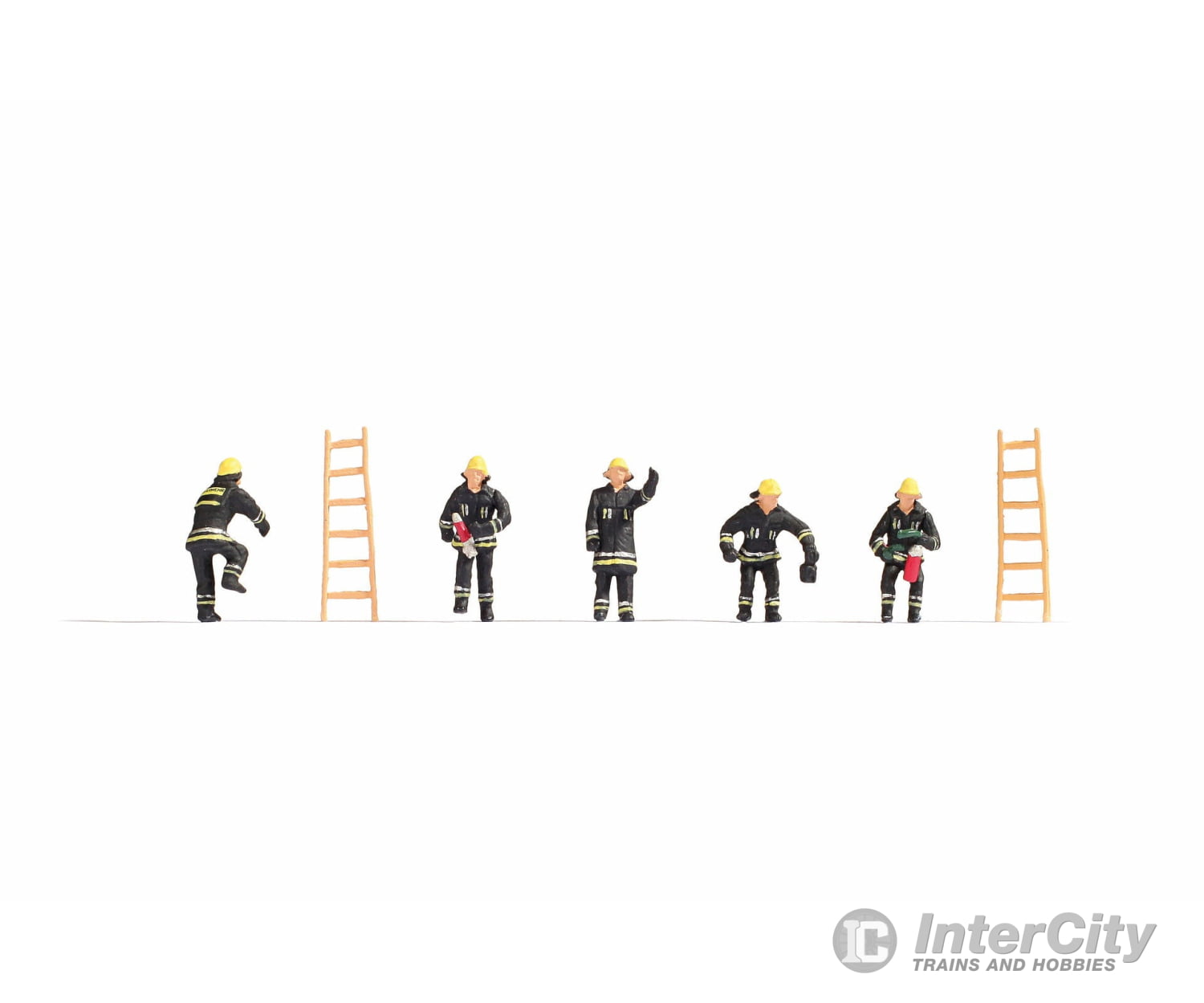 Noch 15021 HO Standing Firefighters in Action Figures