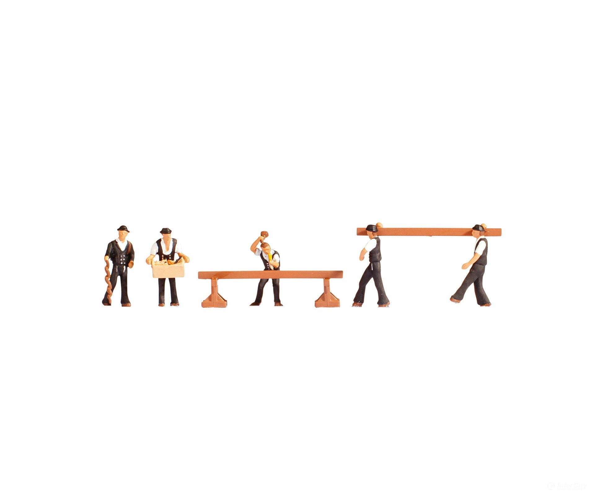 Noch 15051 HO Carpenters at Work Figures