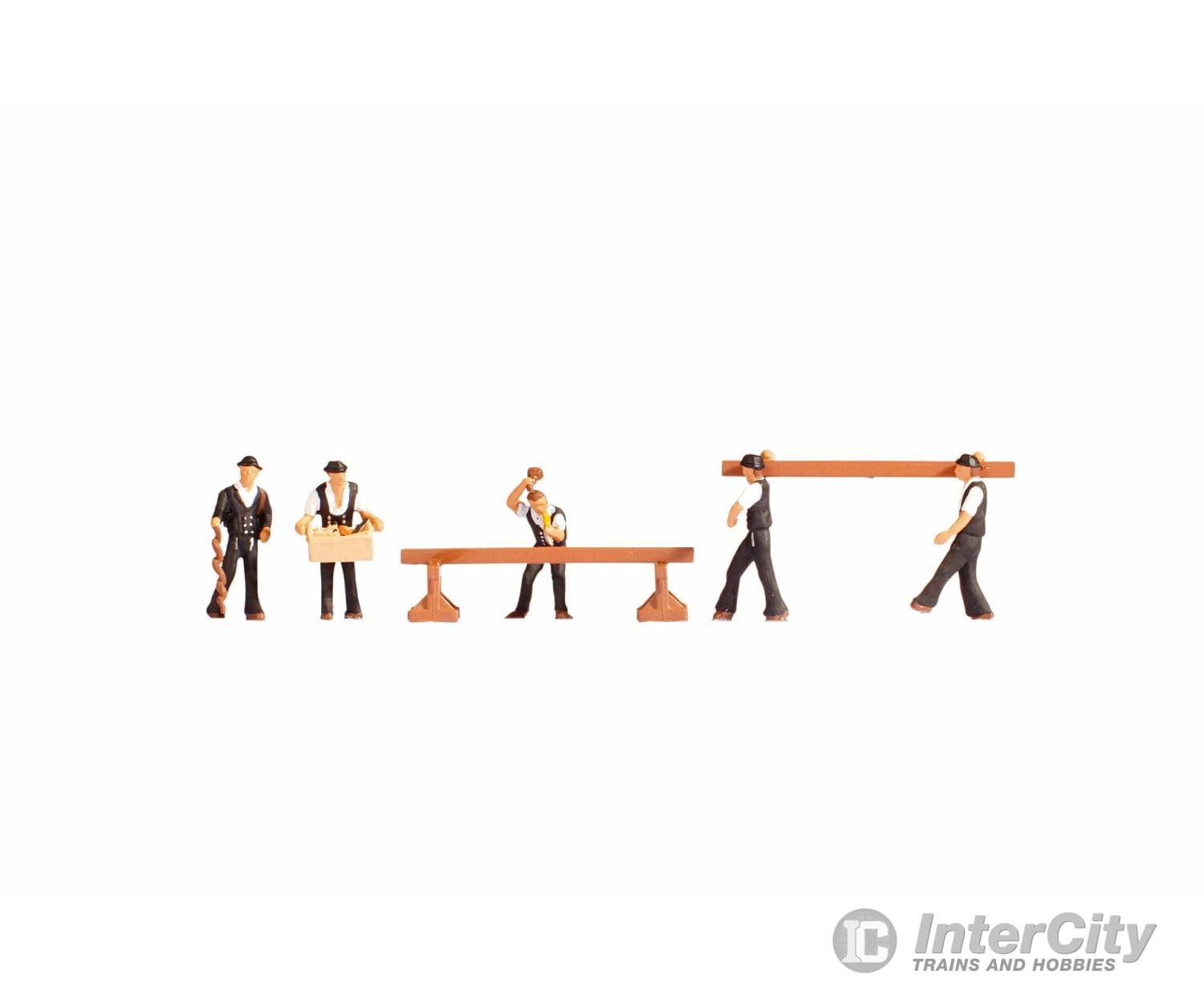 Noch 15051 HO Carpenters at Work Figures