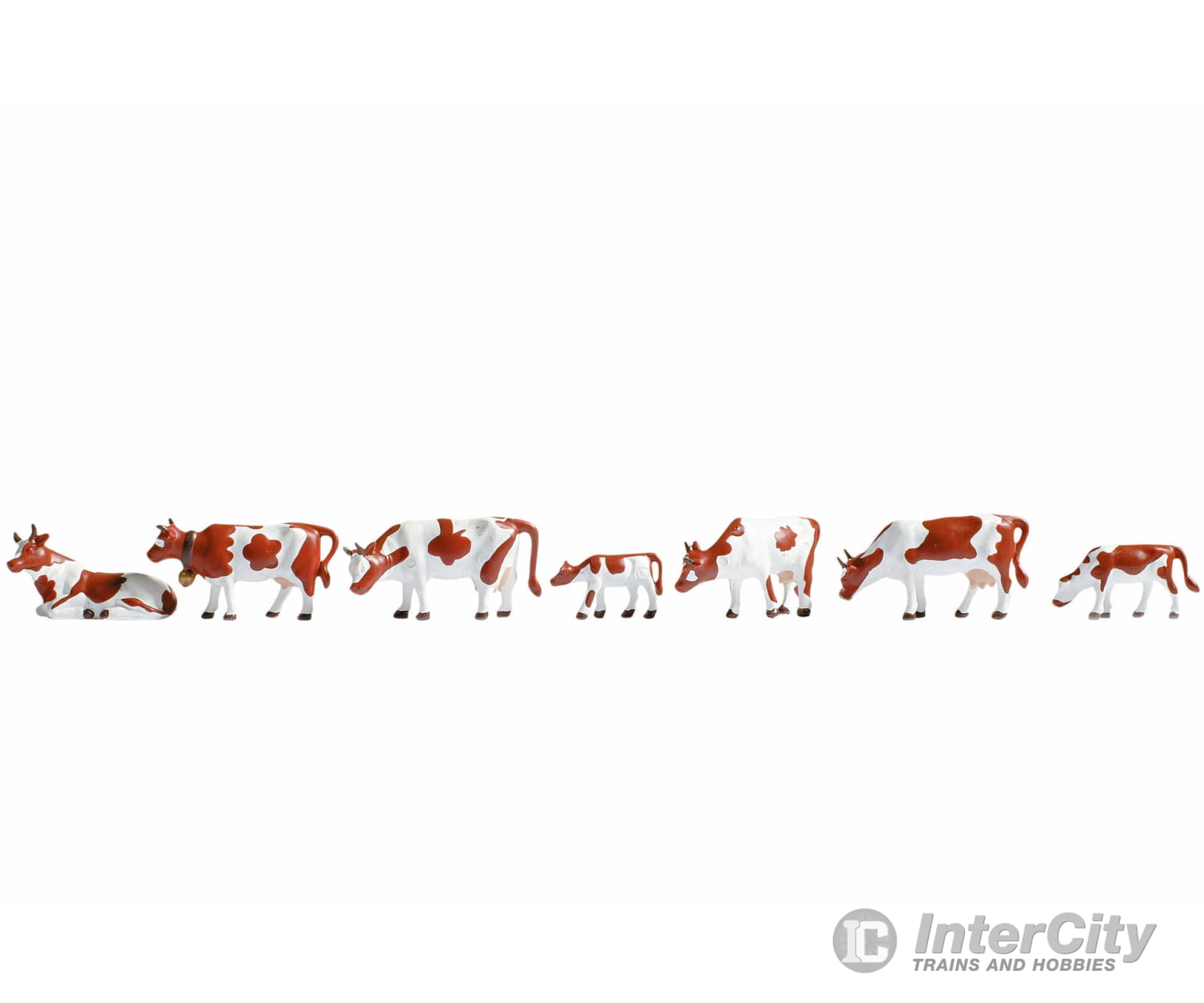 Noch 15723 HO Cows brown-white Figures