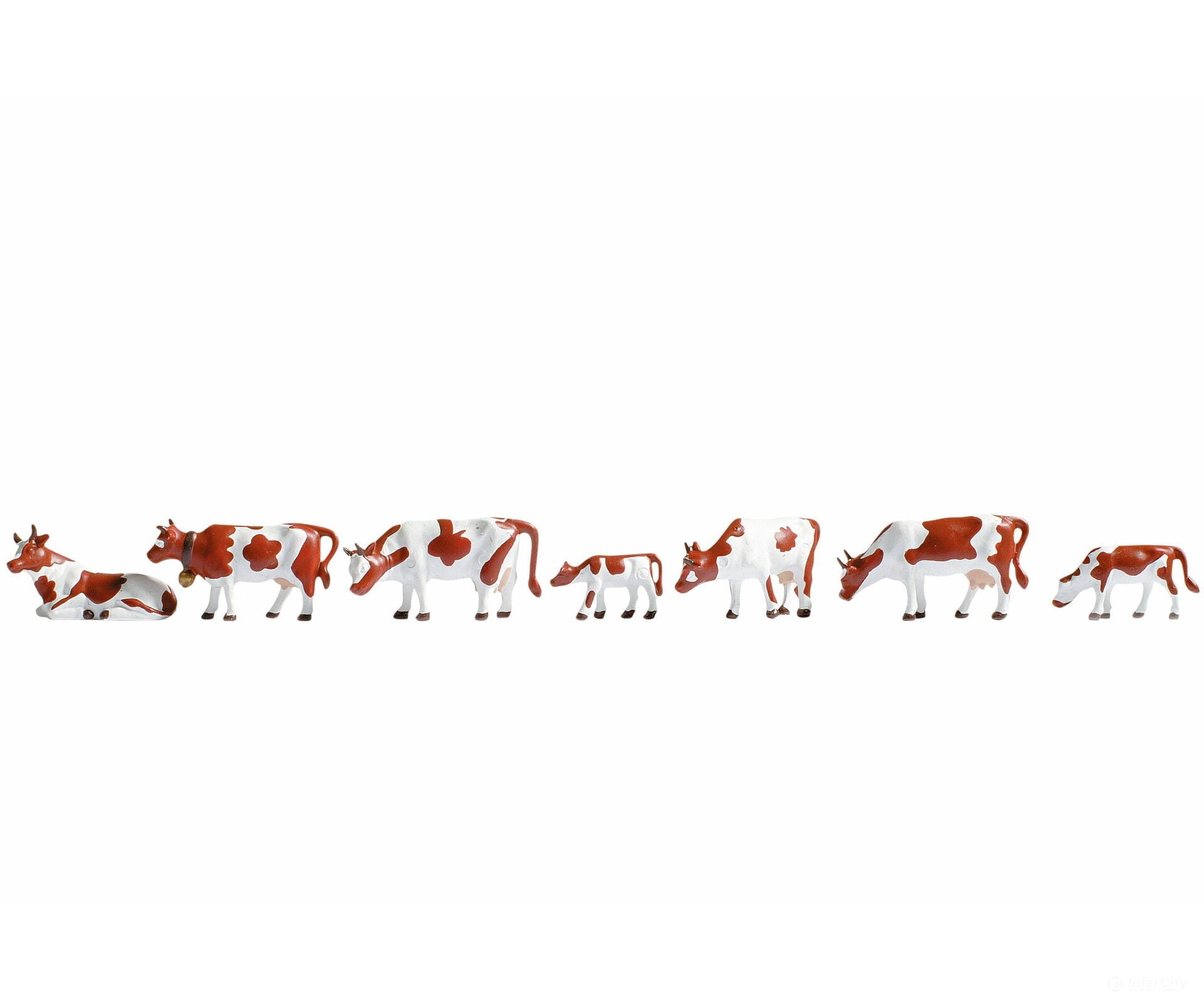 Noch 15723 HO Cows brown-white Figures