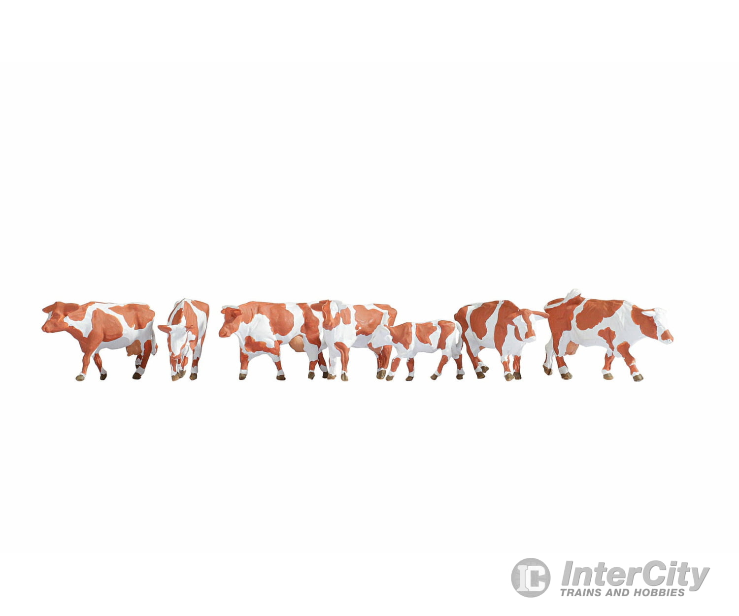 Noch 15726 HO Cows brown and white Figures