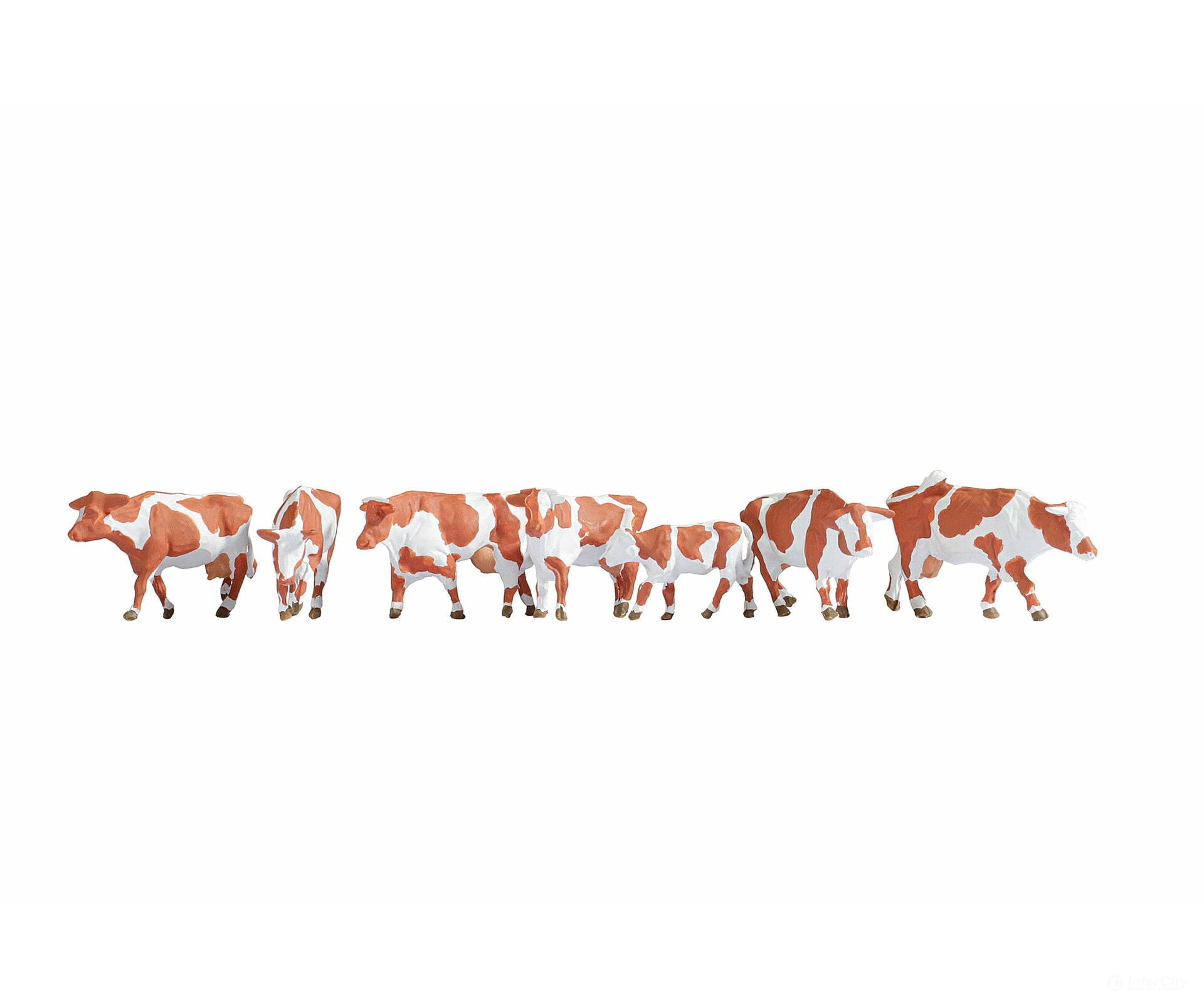 Noch 15726 HO Cows brown and white Figures