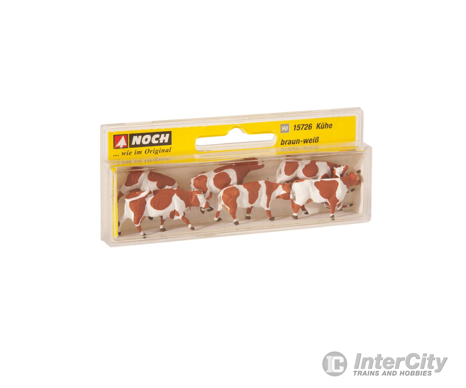 Noch 15726 HO Cows brown and white Figures