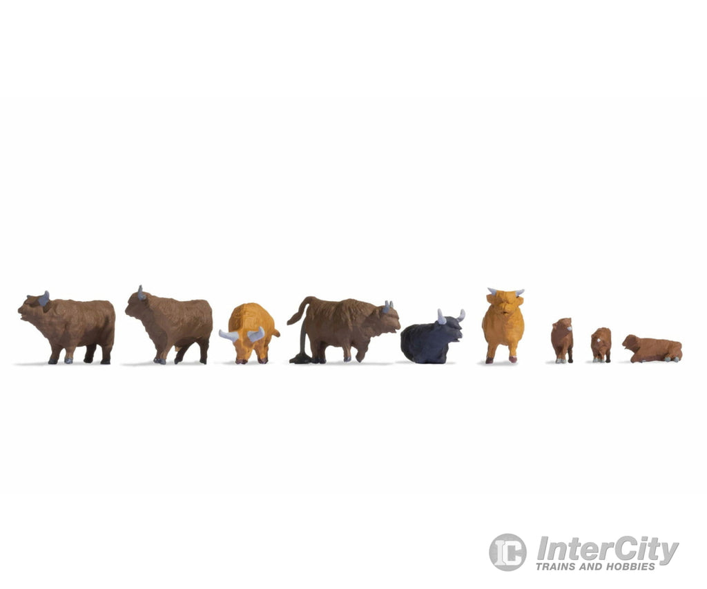 Noch 15728 HO Highland Cows Figures