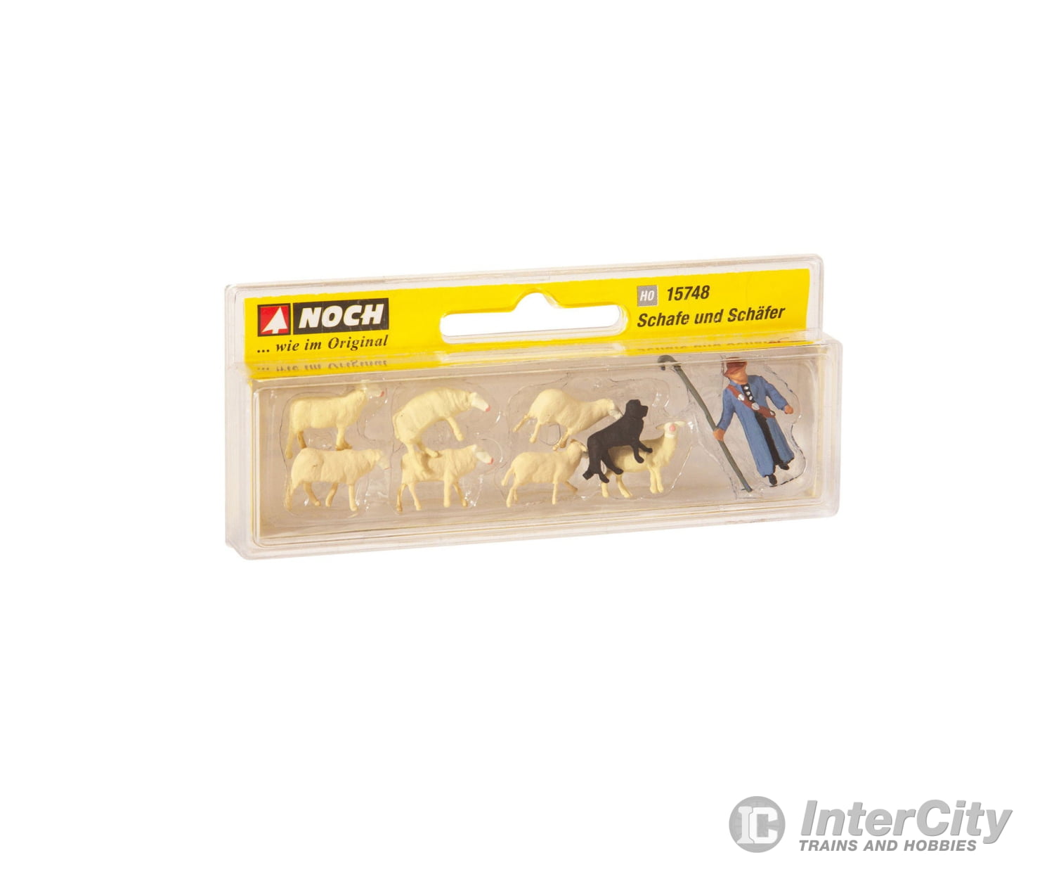 Noch 15748 HO Sheep and Shepherd Figures