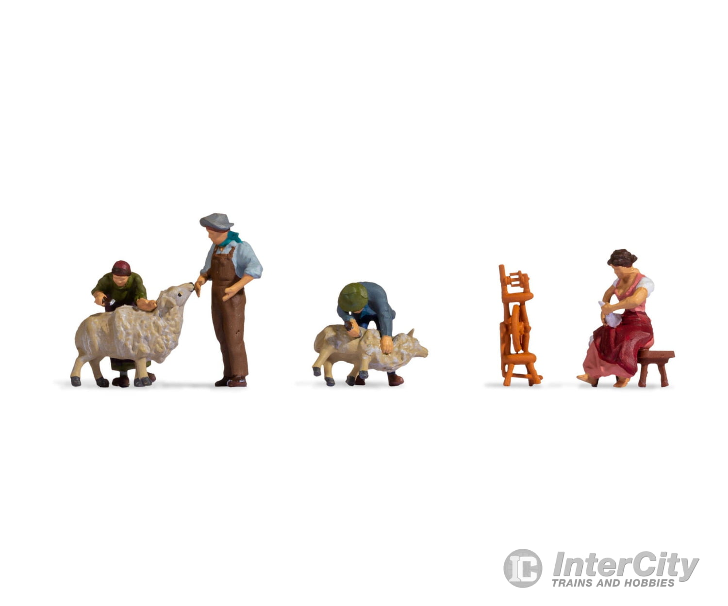 Noch 15751 HO Sheep Shearing Figures