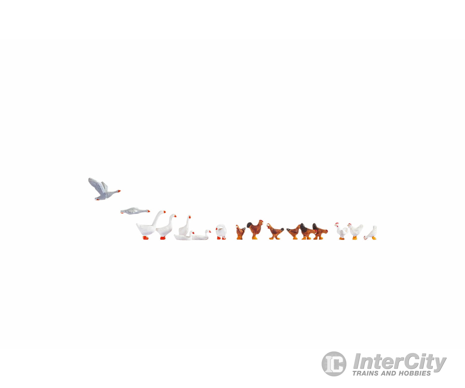 Noch 15772 HO Chicken and Geese Figures