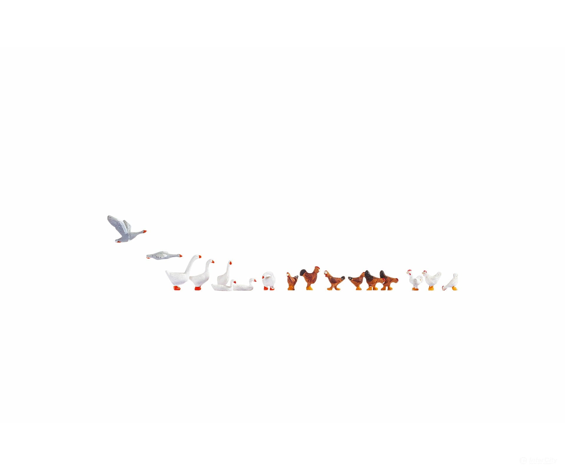 Noch 15772 HO Chicken and Geese Figures