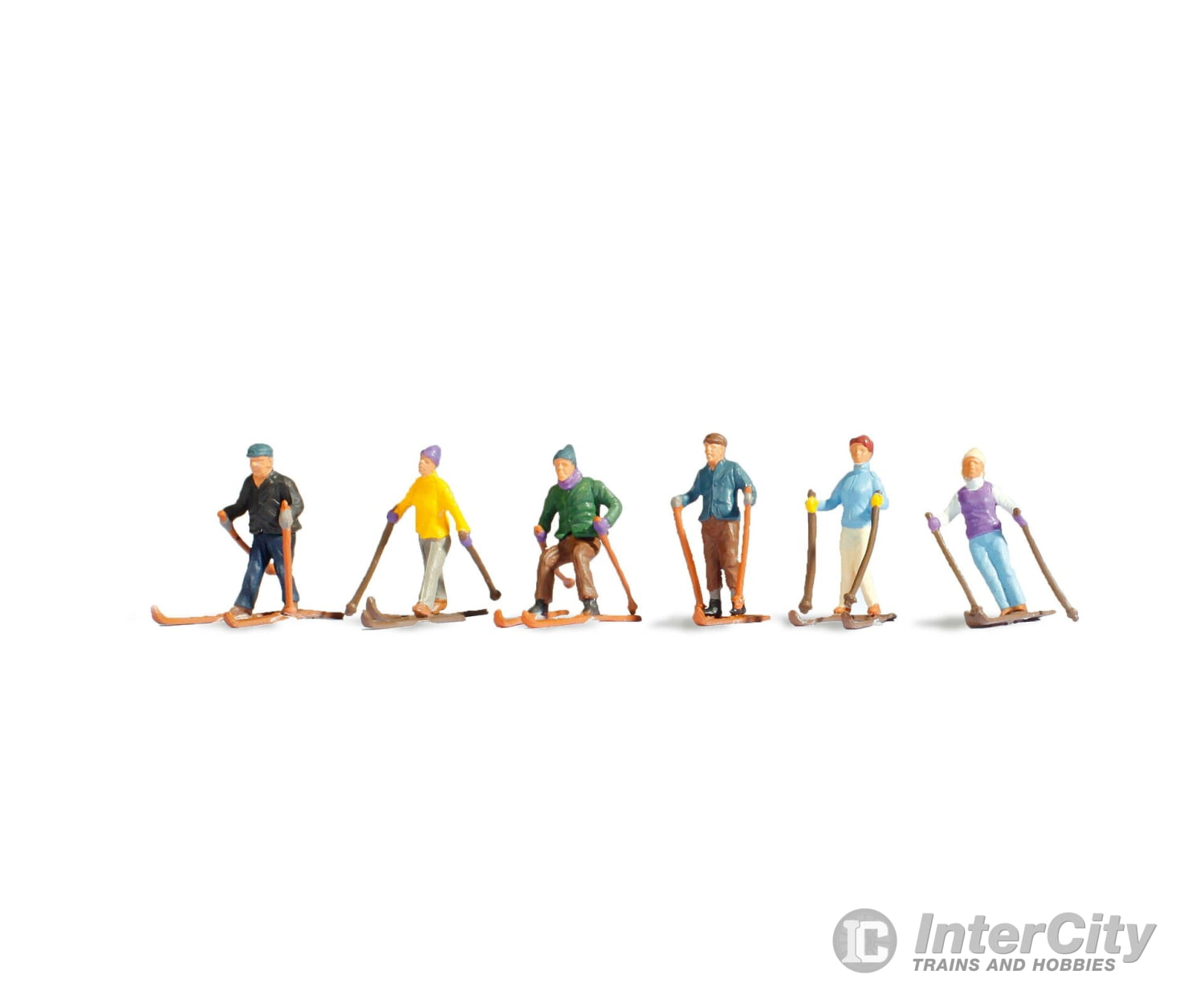 Noch 15828 HO Skifahrer Figures