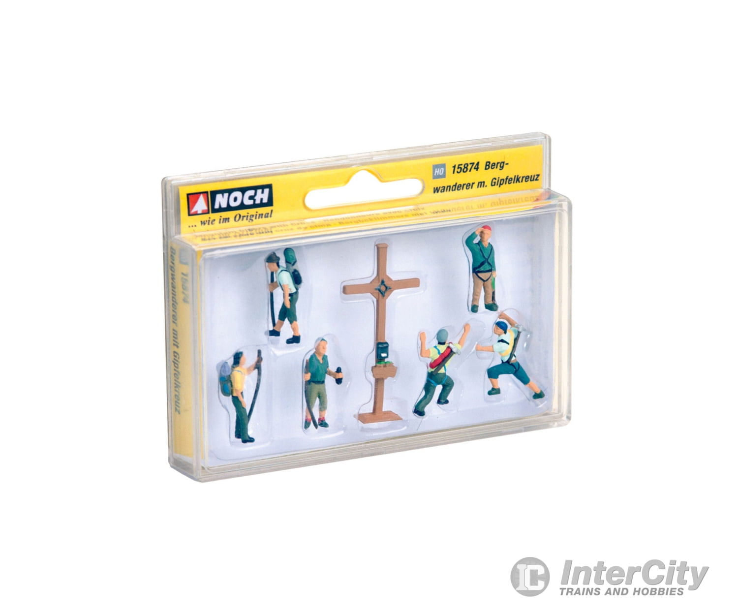 Noch 15874 HO Mountain Hikers with Cross Figures