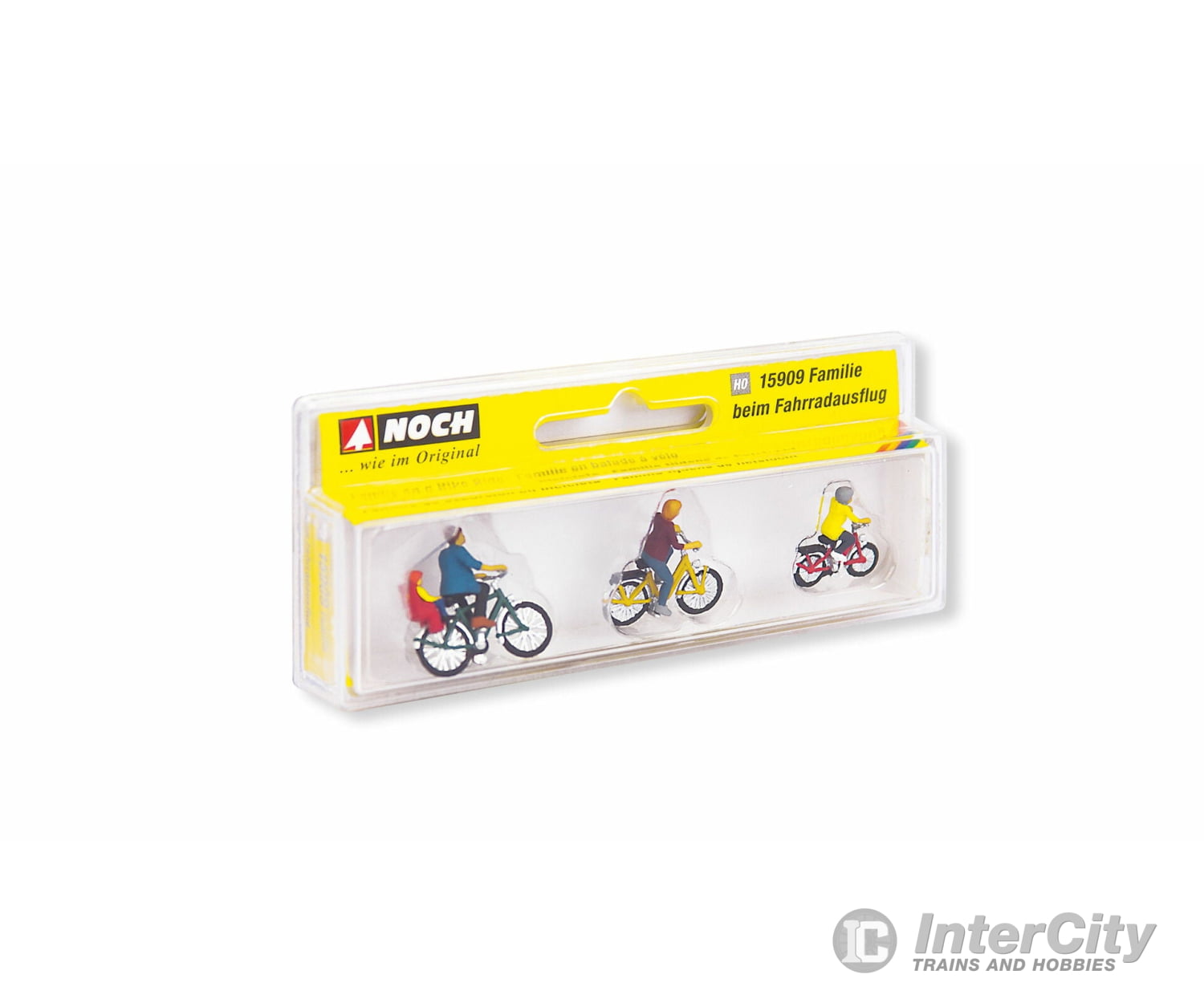 Noch 15909 HO Family on a Bike Ride Figures