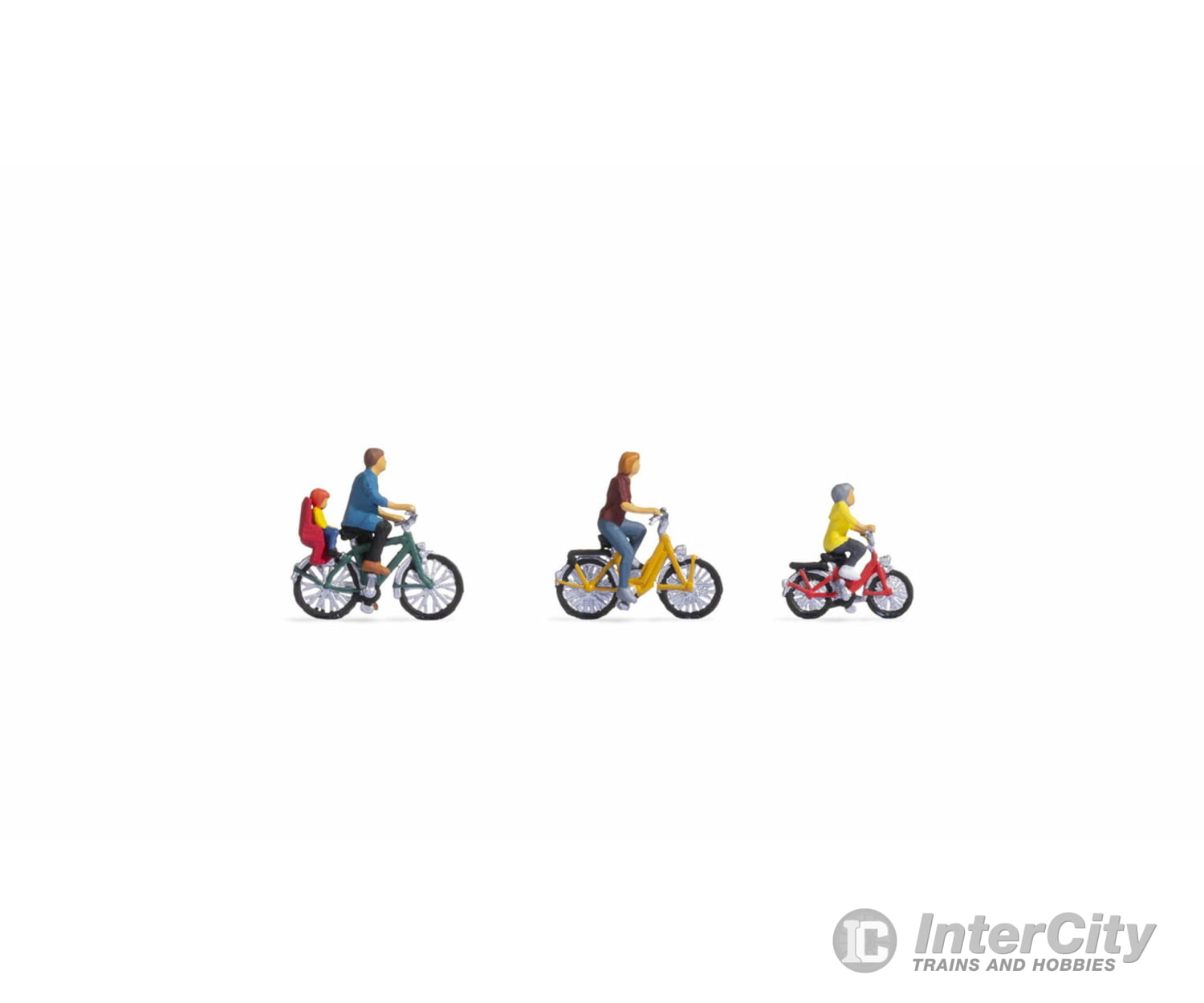 Noch 15909 HO Family on a Bike Ride Figures