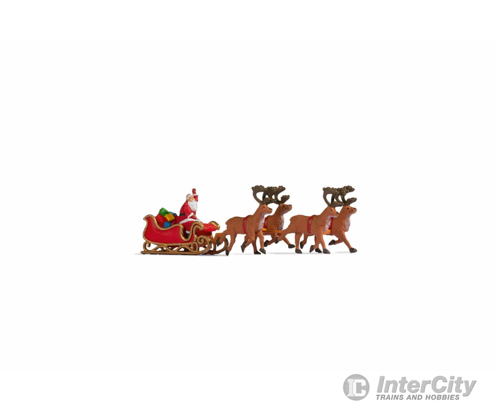 Noch 15924 HO Santa Claus with Sleigh Figures