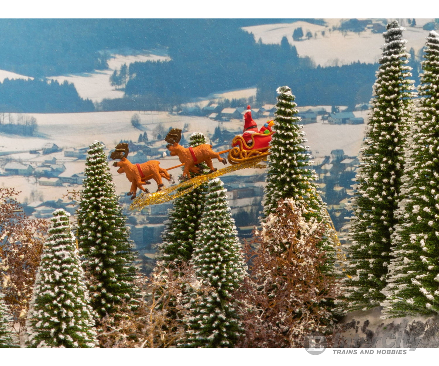 Noch 15924 HO Santa Claus with Sleigh Figures