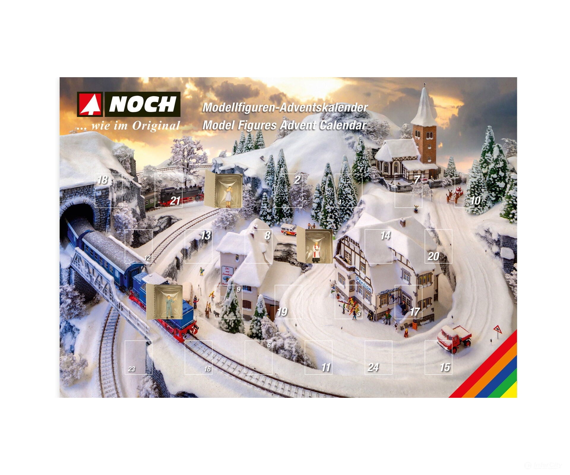 Noch 15997 HO Figures Advent Calendar Figures